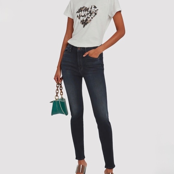 MOTHER High Waisted Looker Skinny Jeans in Coffee Tea or Me Size 27 - Picture 2 of 9